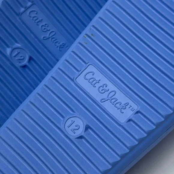 NWT Cat & Jack Kid's Blue Clogs Size 12 (Toddlers) - Picture 6 of 8